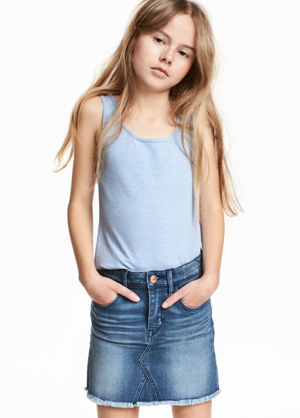 

Майка H&M HID510565 12-14 лет (158-164 см.) голубой