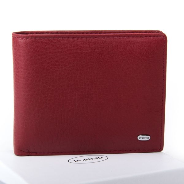 

Женский кожаный кошелек Classik DR. BOND WN-7 bordeaux-red