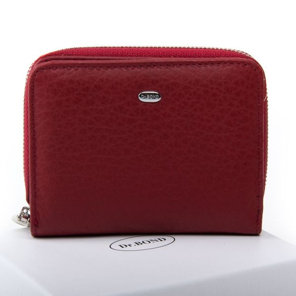 

Женский кожаный кошелек Classik DR. BOND WN-4 bordeaux-red