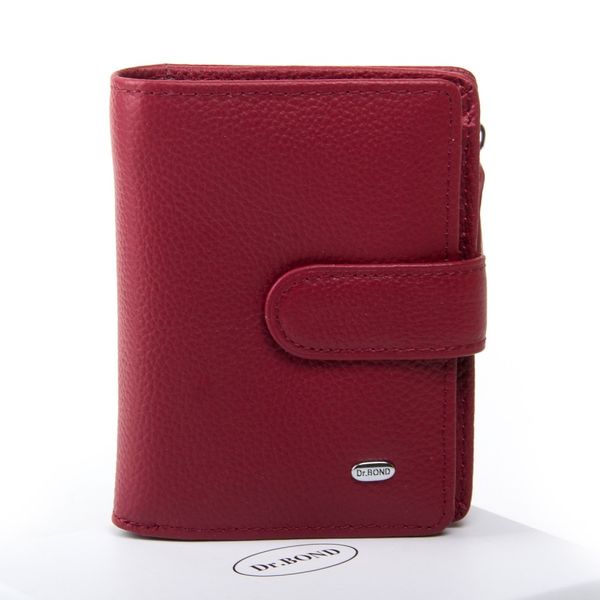 

Женский кожаный кошелек Classik DR. BOND WN-2 bordeaux-red