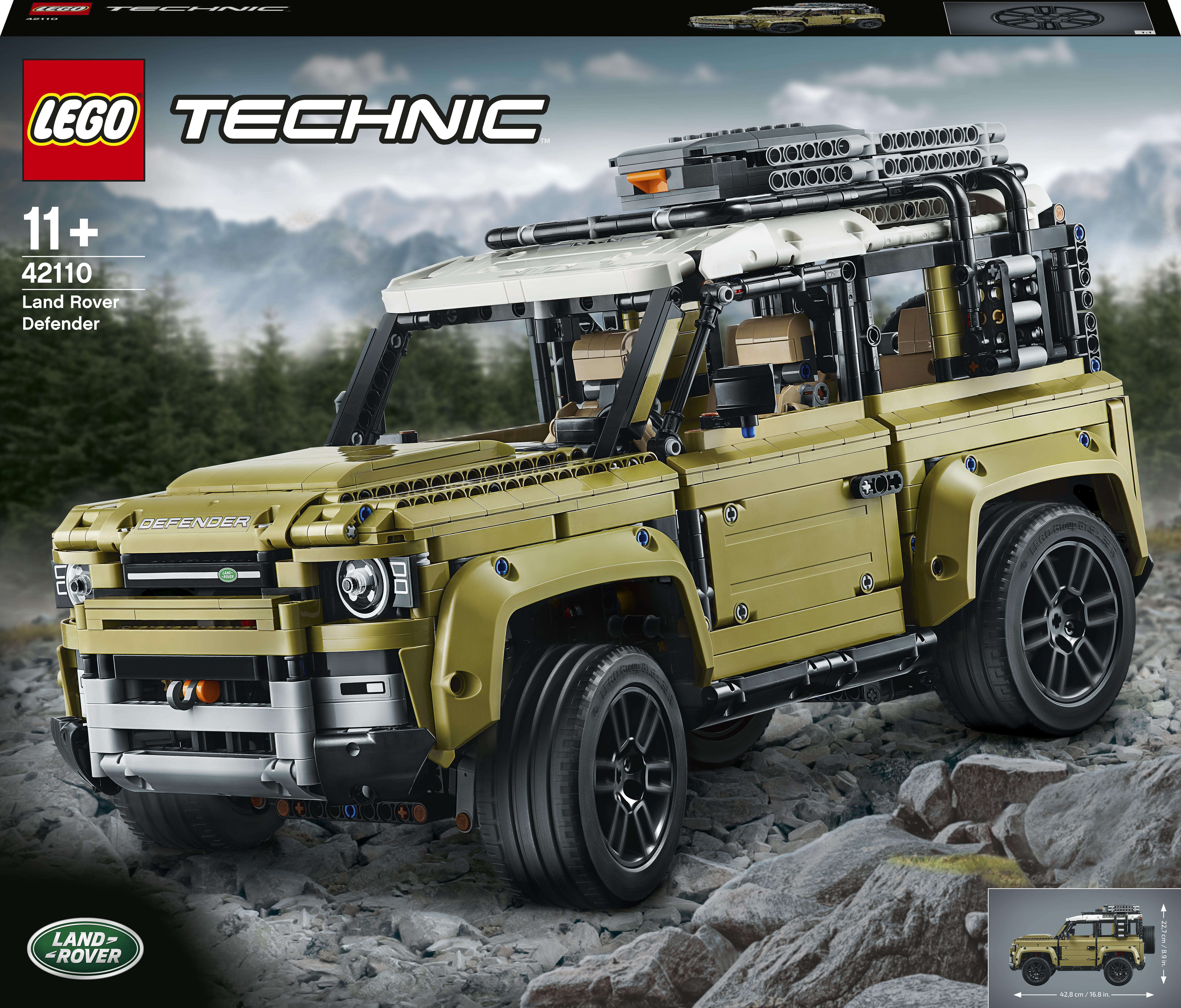 

Конструктор LEGO TECHNIC Land Rover Defender 2573 детали (42110)