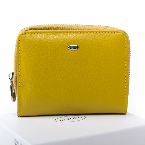 

Женский кожаный кошелек Classik DR. BOND WN-4 yellow
