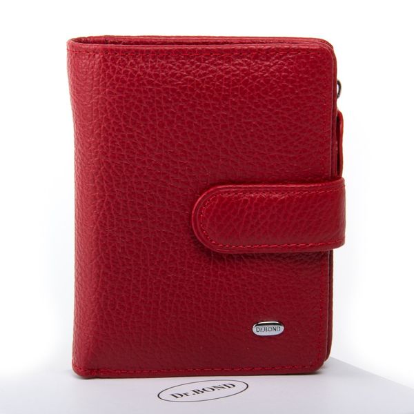 

Женский кожаный кошелек Classik DR. BOND WN-2 red