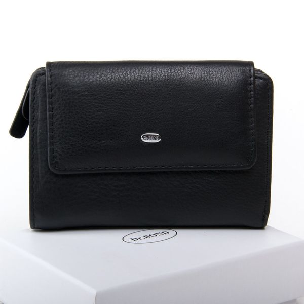 

Женский кожаный кошелек Classik DR. BOND WN-1 black