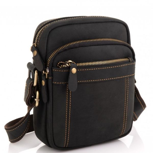 

Мужская кожаная сумка через плечо Tiding Bag t0036A