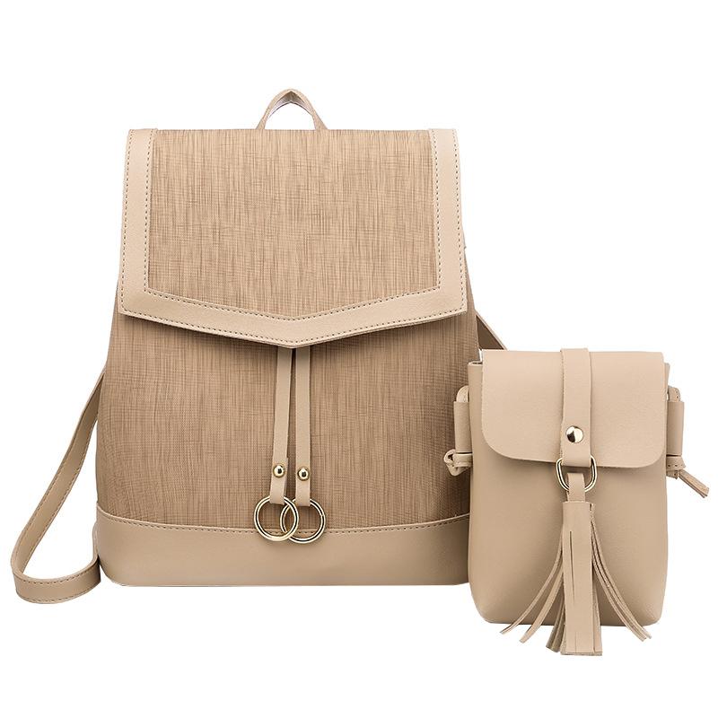 

Набор рюкзак сумка 2 в 1 Amelie AV Beige