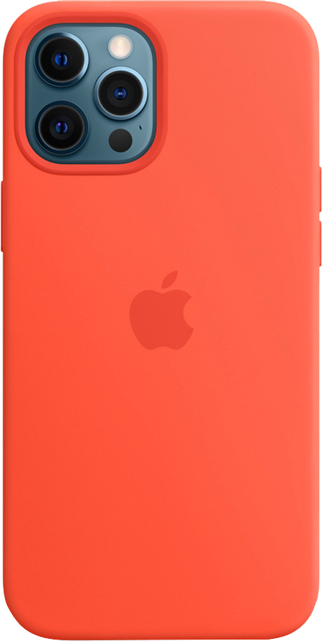 

Панель Apple MagSafe Silicone Case для Apple iPhone 12 Pro Max Electric Orange (MKTX3ZE/A)