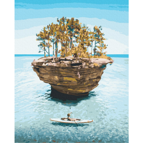 

Картина по номерам / анти-стресс раскраска Mono Art Остров уединения (GX32697)