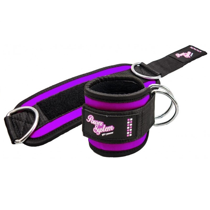 

Манжеты на лодыжку Power System Ankle Strap Gym Babe PS-3450 Purple (R145364)