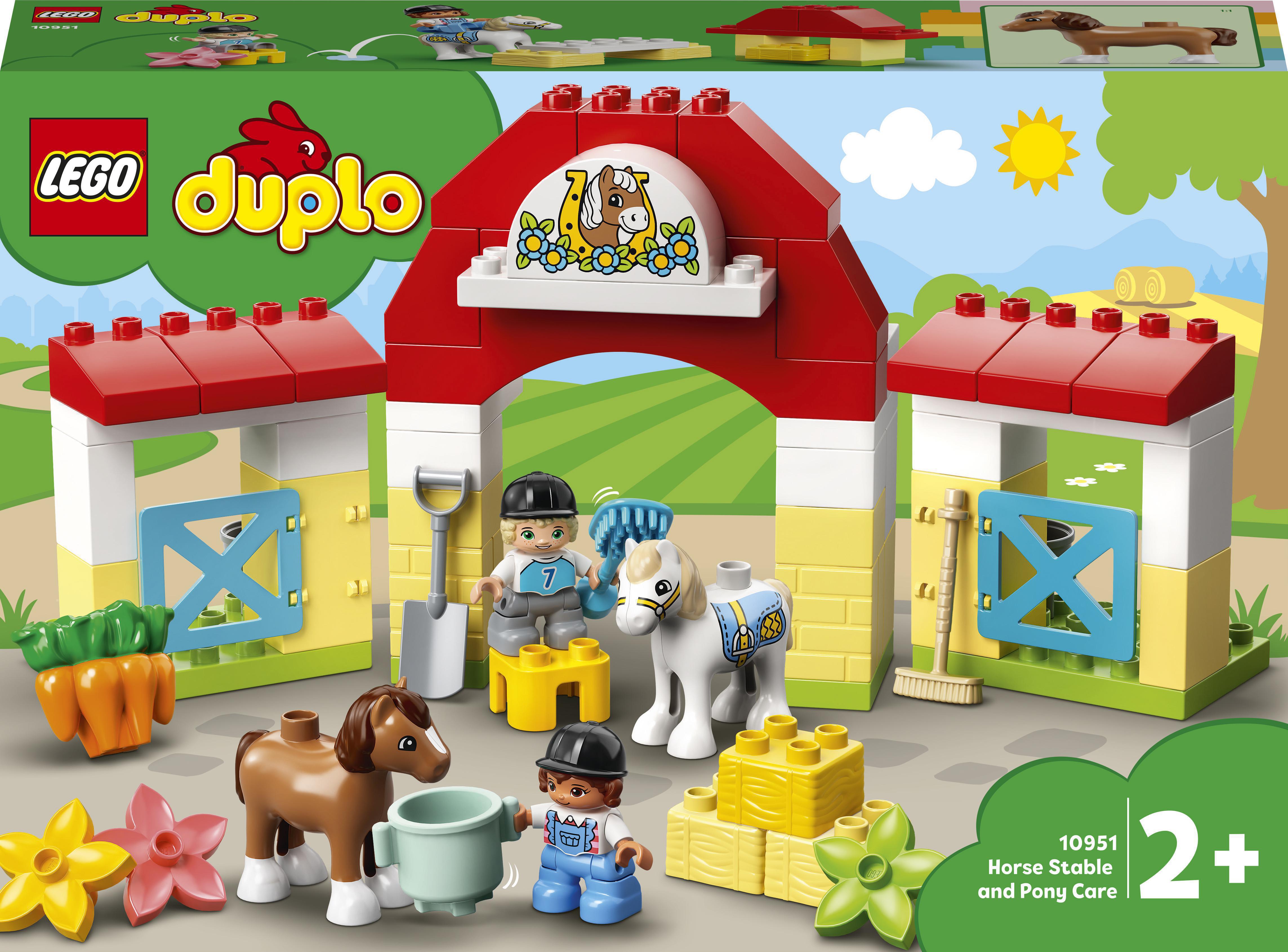 

Конструктор LEGO DUPLO Town Конюшня для лошади и пони 65 деталей (10951)