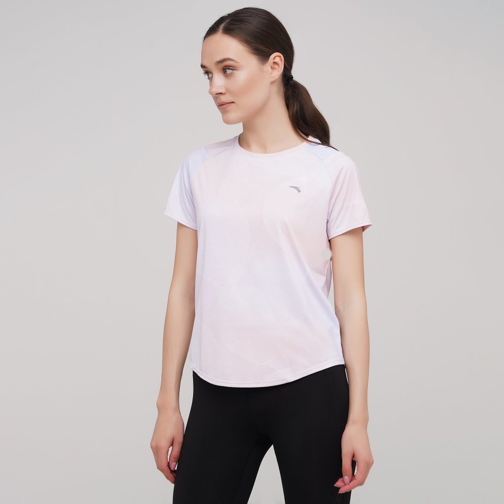 

Женская футболка Anta Ss Tee Пудровый, Лиловый 42 (ant862125113-1)