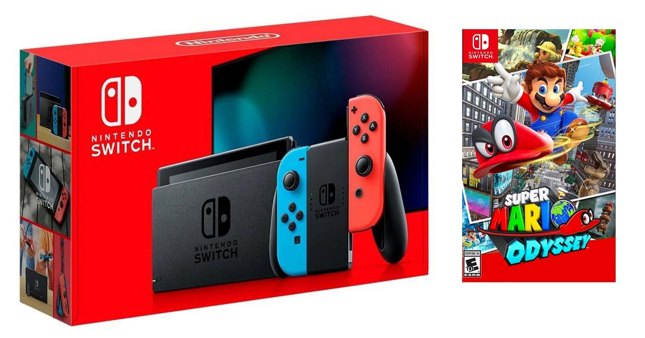 Nintendo Switch Neon blue/red - Обновлённая версия + игра Super Mario  Odyssey – фото, отзывы, характеристики в интернет-магазине ROZETKA от  продавца: GameSales | Купить в Украине: Киеве, Харькове, Днепре, Одессе,  Запорожье, Львове