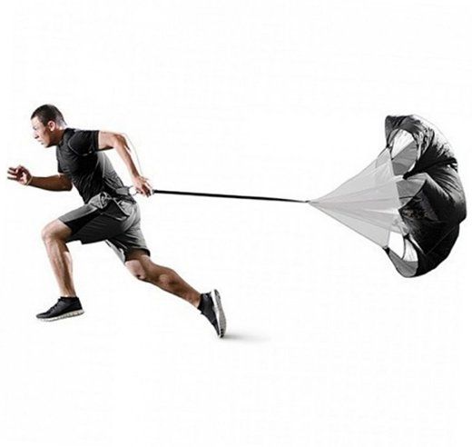 

Парашют для бега Speed Chute LiveUp Черный (56396012)