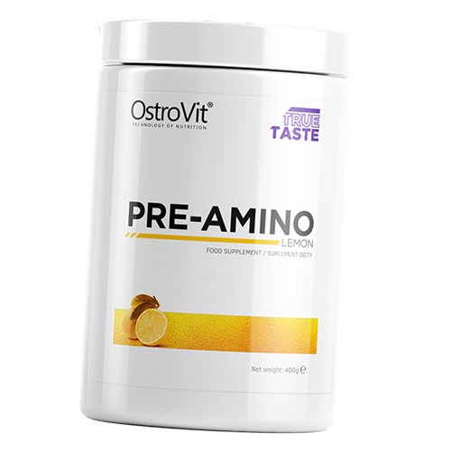 

Аминокислоты перед тренировкой, Pre Amino, Ostrovit 400г Лимон (28250004)