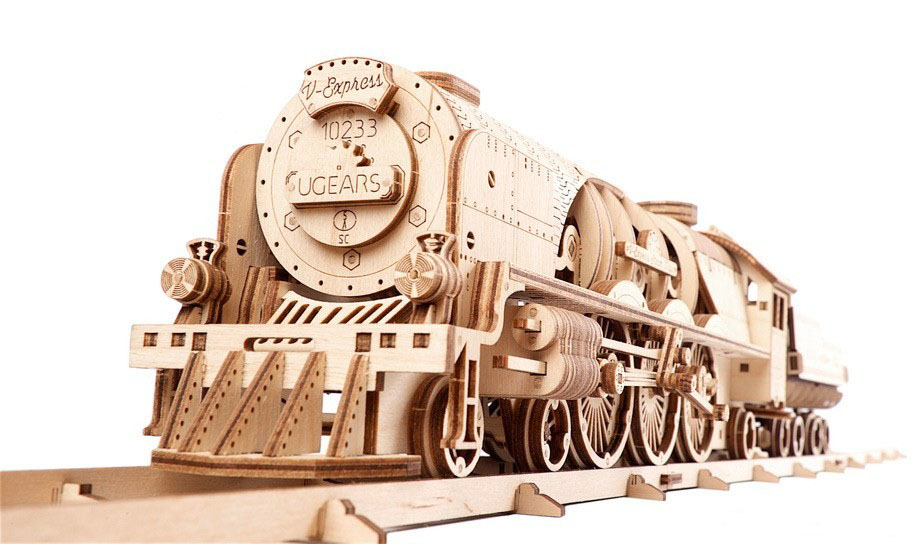 

Механические 3D пазлы UGEARS - «Локомотив c тендером V-Экспресс»