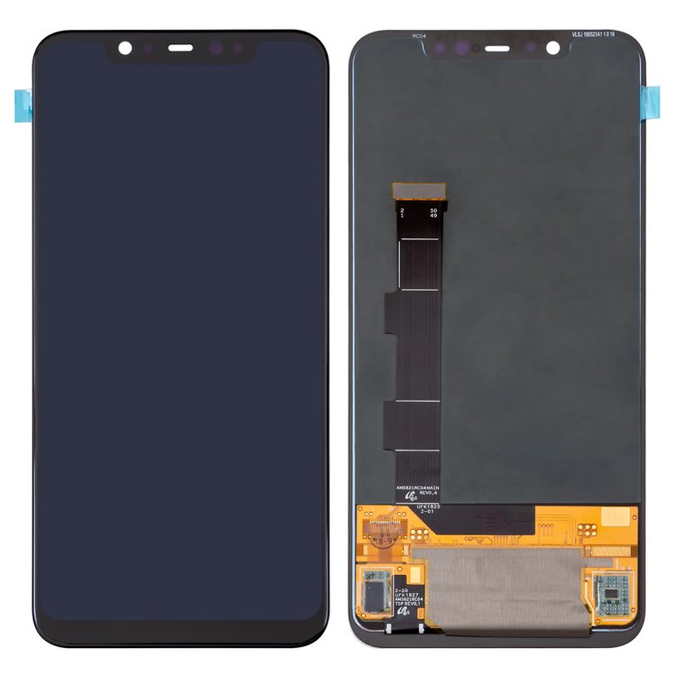 Дисплей для Xiaomi Mi 8 AMOLED с сенсором черный