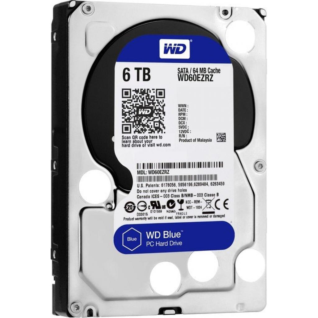 

Жесткий диск 3.5 дюйма 6TB WD (WD60EZRZ)