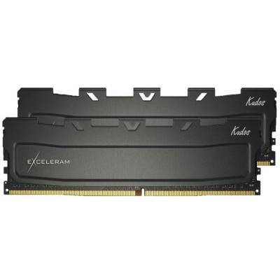 

Модуль памяти для компьютера DDR4 16GB (2x8GB) 3200 MHz Kudos Black eXceleram (EKBLACK4163216AD)