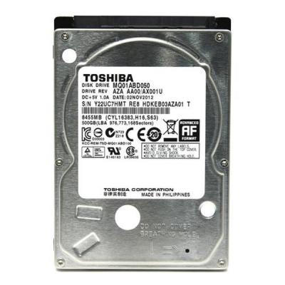 

Жесткий диск для ноутбука 2.5" 500GB TOSHIBA (# MQ01ABD050 #)