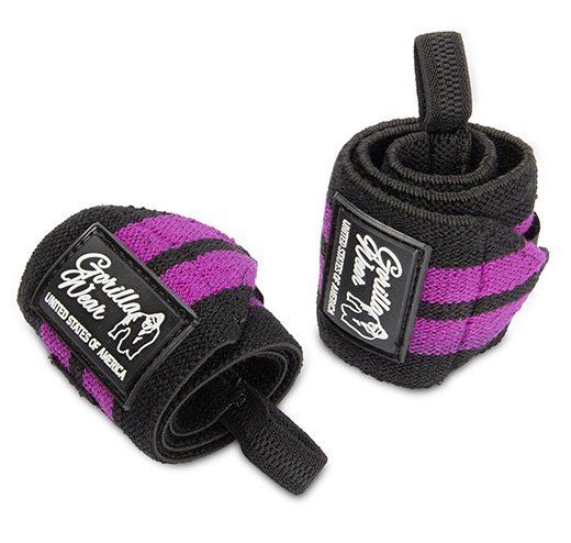 

Кистевые бинты Wrist Wraps женские Gorilla Wear Черно-фиолетовый (35369002)