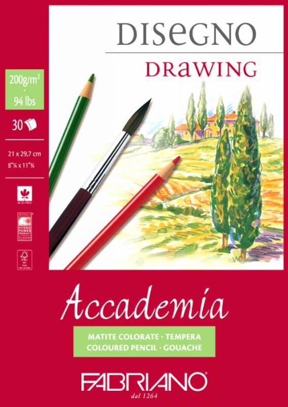 

Склейка для рисунка Fabriano Accademia А4 21х29,7см 30л. 200г/м2 (8001348150770)