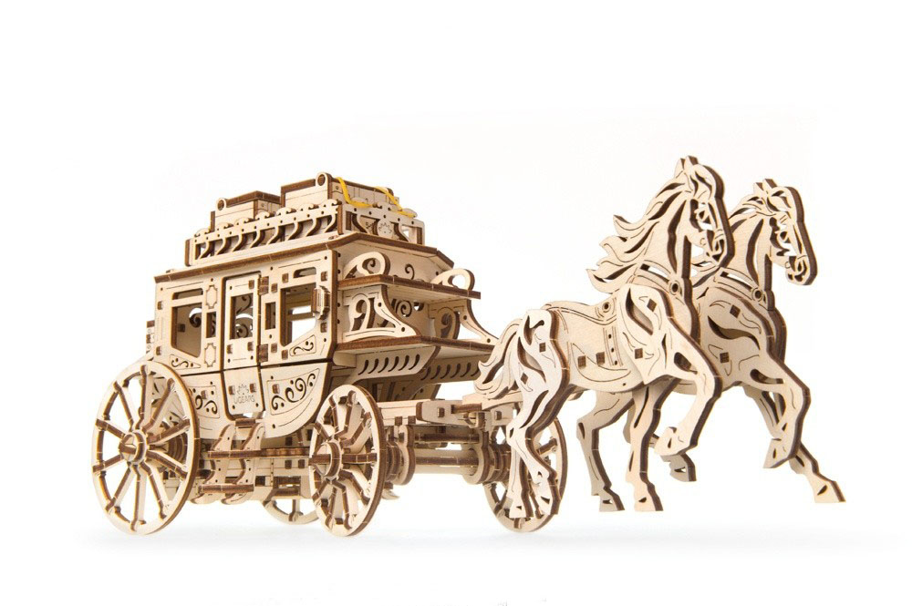 

Механические 3D пазлы UGEARS - «Почтовый дилижанс»