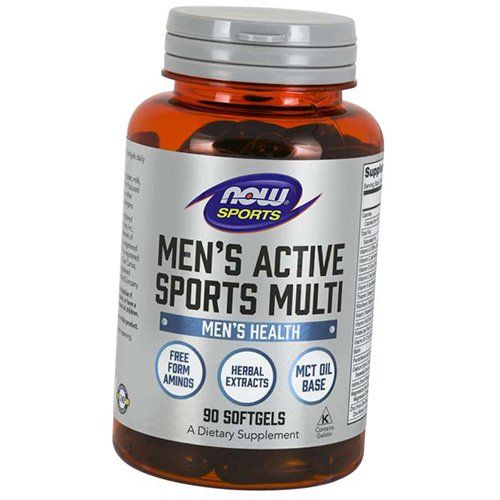 

Витамины для мужчин, Men's Active Sports Multi, Now Foods 90гелкапс (36128012)