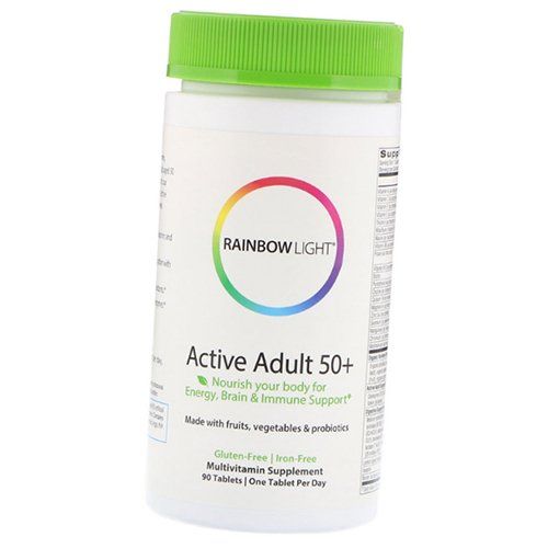 

Комплекс витаминов после 50 лет, Active Adult 50 plus, Rainbow Light 90таб (36316004)