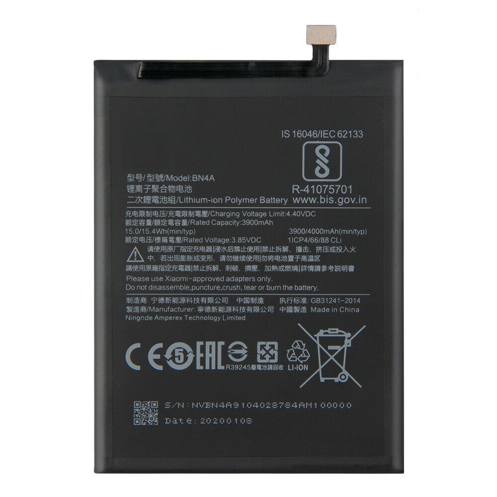 

Аккумулятор Xiaomi BN4A 4000mAh 4.4V Redmi Note7 Note 7 Pro PowerPlant