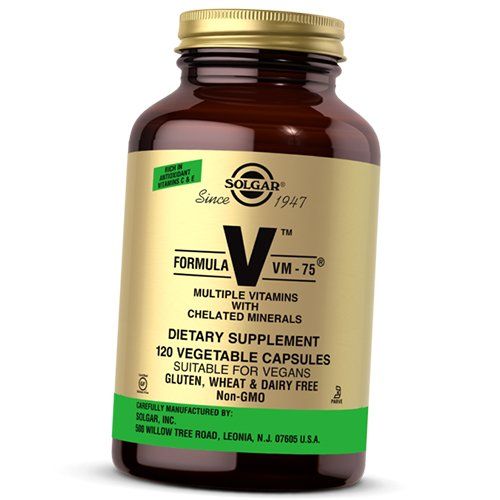 

Мультивитамины, Formula VM-75, Solgar 120вегкапс (36313149)