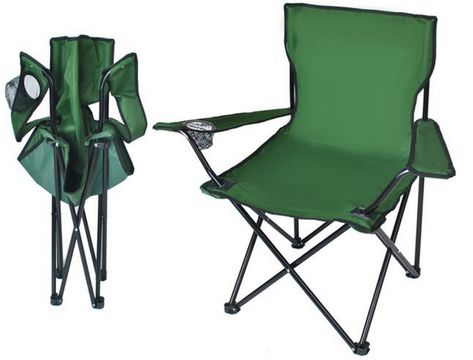 

Крісло розкладне NordHold туристичне 80x44x80 см Зелене