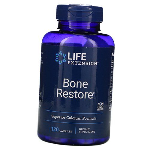 

Восстановление Костей, Bone Restore, Life Extension 120капс (36346049)