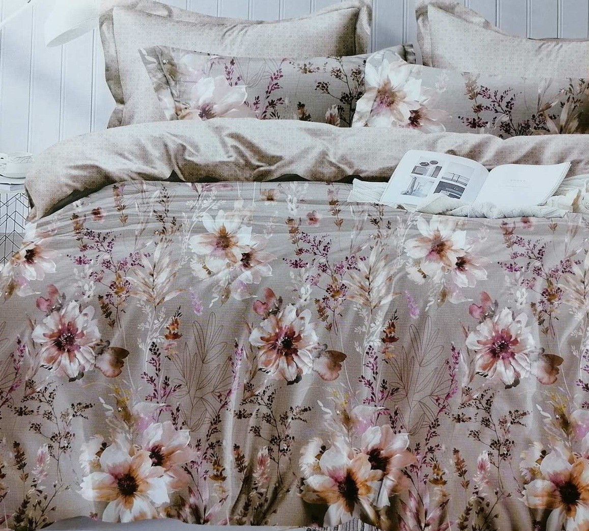 

Комплект постільної білизни Шем Royal satin 200Х220 основний бежевий 97