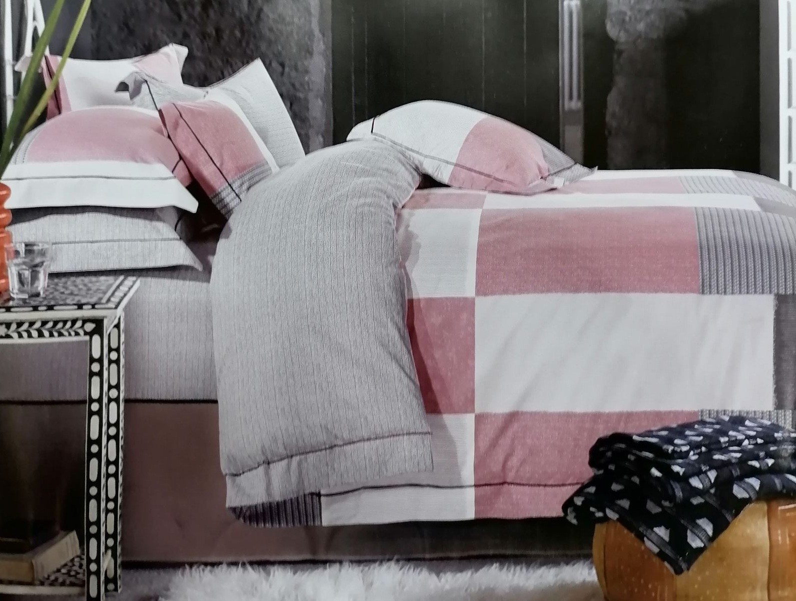 

Комплект постільної білизни Шем сатин з евкаліптовою ниткою 200Х220 різнокольоровий 41