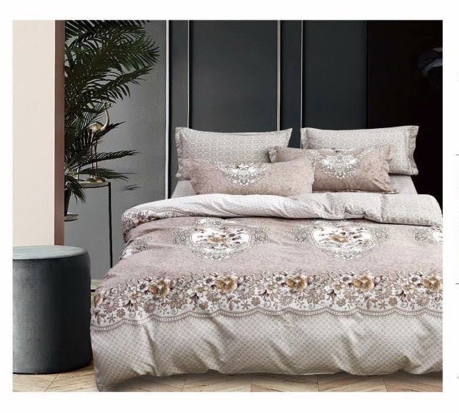 

Комплект постільної білизни Шем Royal satin 200Х220 різнокольоровий 98