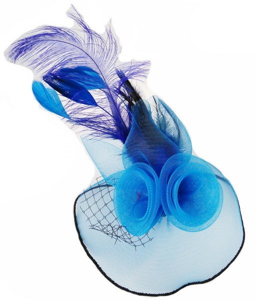 

Вуалетка Эффект синяя