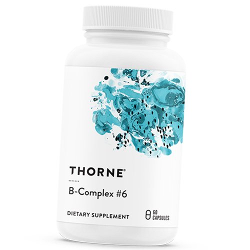 

Витамины группы В, B-Complex 6, Thorne Research 60капс (36357059)