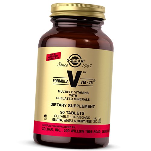

Комплекс Витаминов, Formula VM-75 Tabs, Solgar 90таб (36313168)