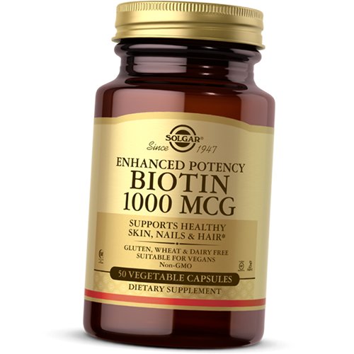 

Биотин, Biotin 1000, Solgar 50вегкапс (36313188)