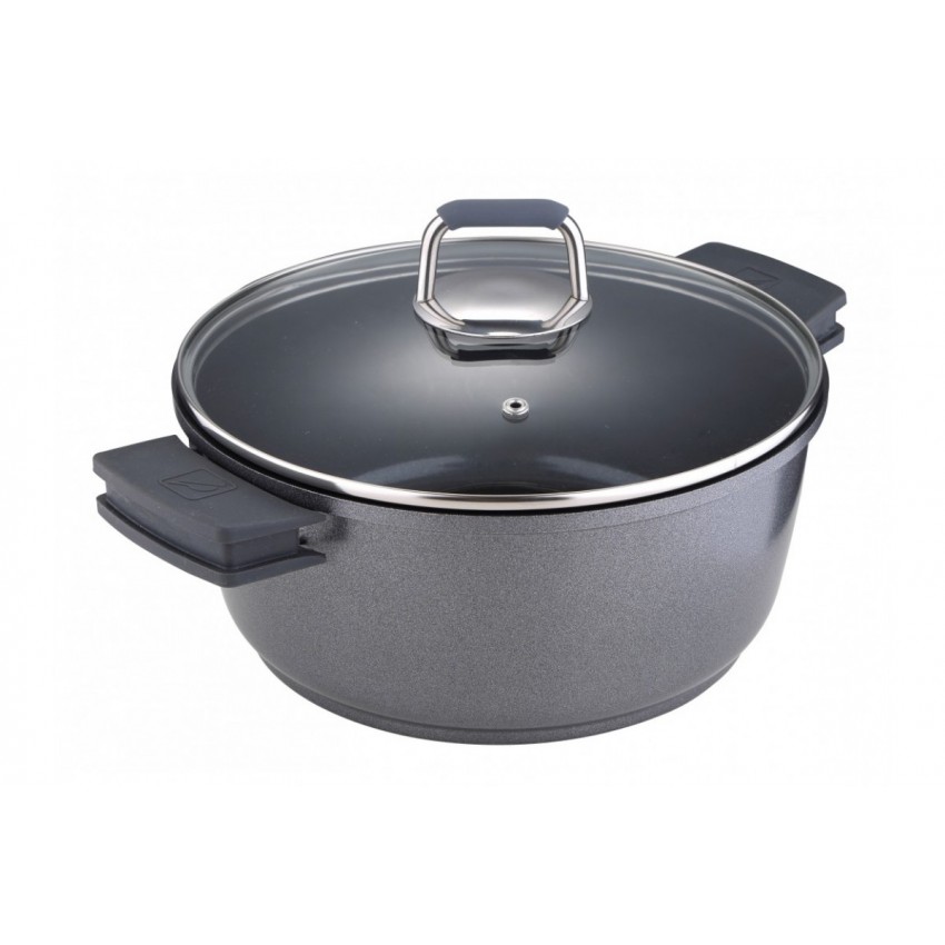 

Кастрюля TITAN-GRAY с антипригарным покрытием на 3,4 л d-24 h-11 Bergner BG-7928-GY