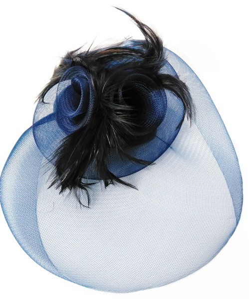 

Вуалетка Леди темно-синяя