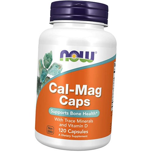 

Поддержка здоровья костей, Cal-Mag Caps, Now Foods 120капс (36128220)