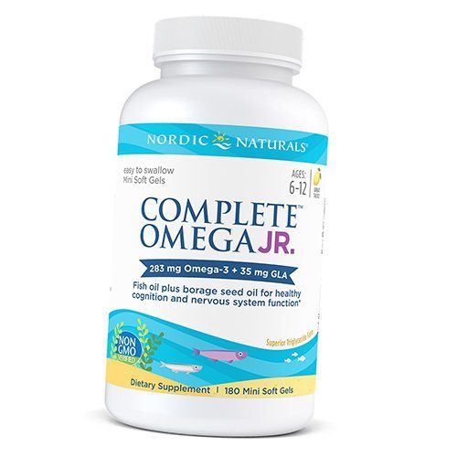 

Complete Omega Junior Nordic Naturals 180гелкапс Лимон (67352009)