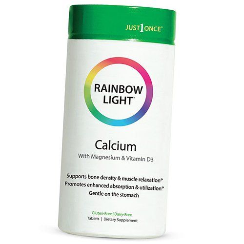 

Витамины для костей и зубов, Calcium, Rainbow Light 180таб (36316024)