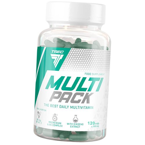 

Витаминно-минеральный комплекс, Multi Pack caps, Trec Nutrition 120капс (36101016)