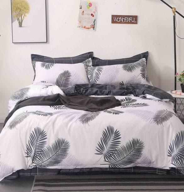 

Комплект постельного белья Qili Home Textile Софткоттон №3345895 Двухспальный 180х215, Бело-серый