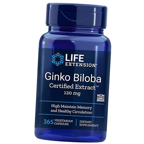

Гинкго Билоба, Ginkgo Biloba 120, Life Extension 365вегкапс (71346004)
