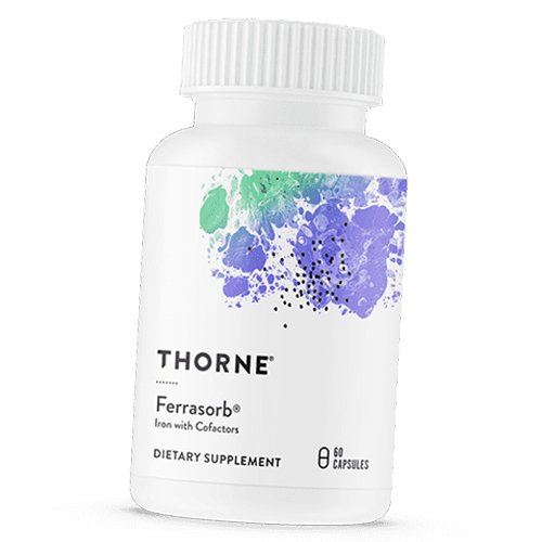 

Строительная формула крови, Ferrasorb, Thorne Research 60капс (36357033)