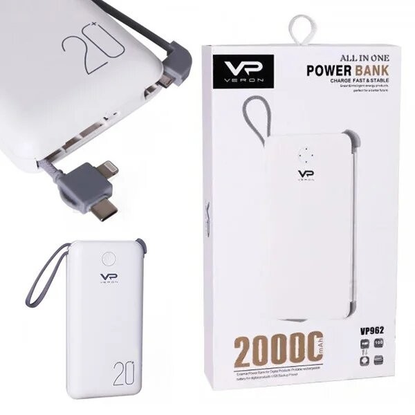 

Павербанк Power bank Veron VR962 20000 mAh
