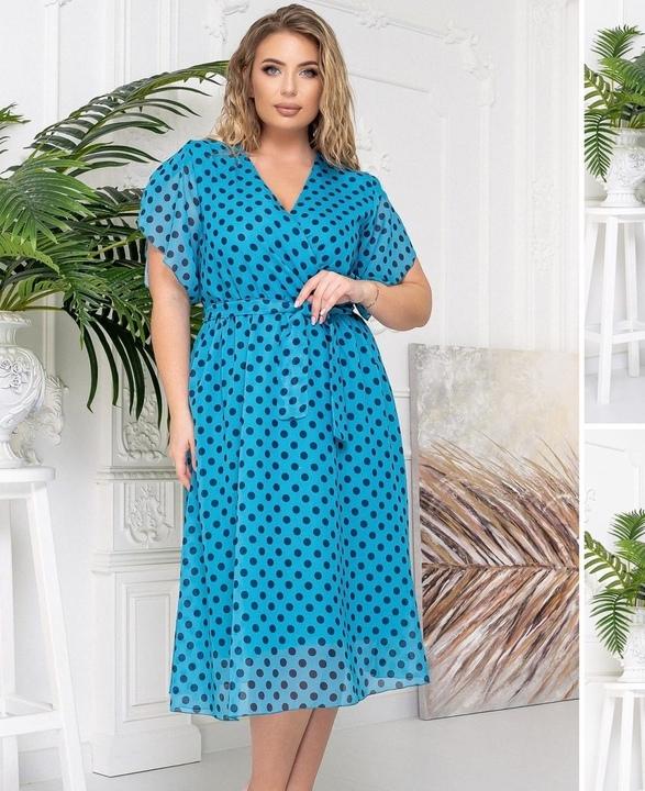 

Платье G&M k-81278 52-54 Размер цвет бирюзовый